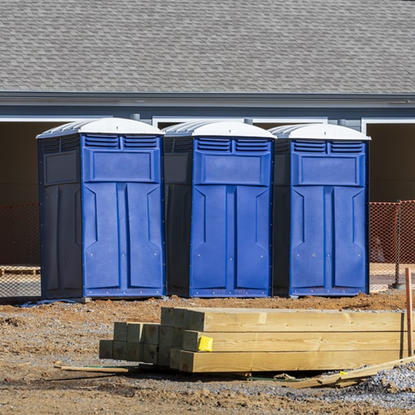 how do i determine the correct number of porta potties necessary for my event in East Baldwin